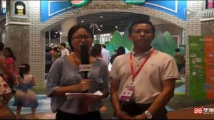 2015年新華集團少兒館負責(zé)人接受畢加展覽采訪