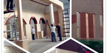 2014廣州家具展規(guī)模盛大，畢加圓滿完成搭建