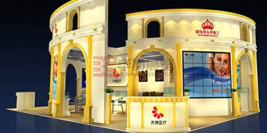 留住美麗，首先要靚麗的美博會(huì)展臺(tái)裝修