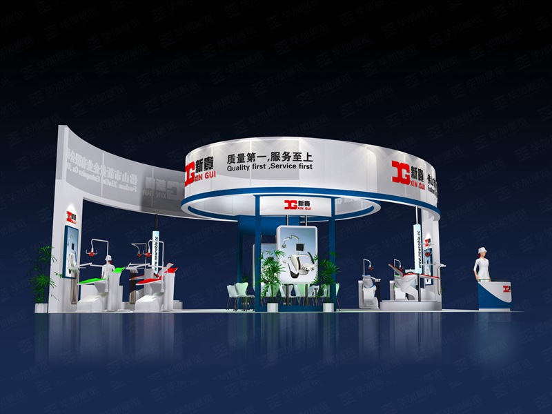 口腔展臺(tái)裝修 口腔展臺(tái)裝修