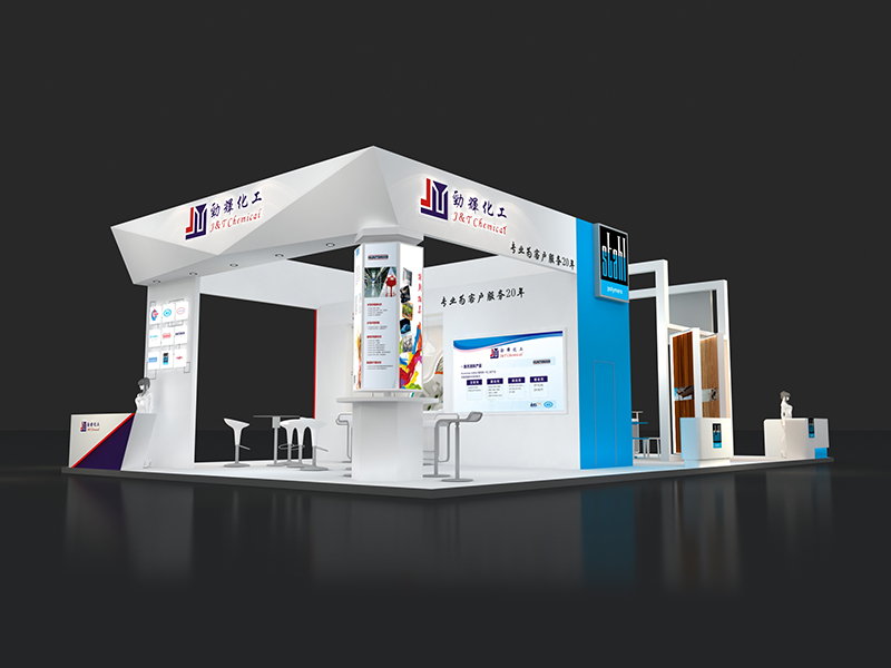 勁輝化工——涂料展展位布置 勁輝化工——涂料展展位布置